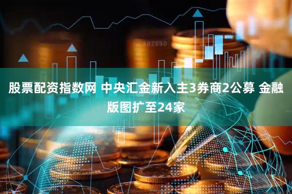 股票配资指数网 中央汇金新入主3券商2公募 金融版图扩至24家